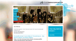 Desktop Screenshot of coelnerbarockorchester.de